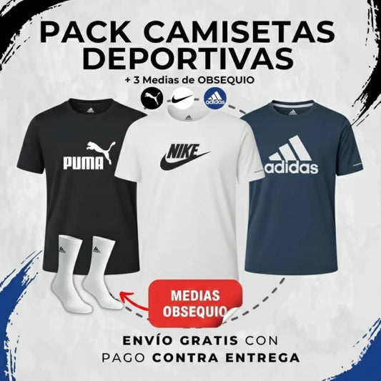 CAMISETAS DEPORTIVAS + MEDIAS